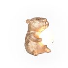 Goldene Tischleuchte Modern, Reduan, mit Schalter