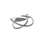 Nickel Deckenlampe Modern, Sanura, 18W, 3000K LED