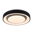 Schwarze Deckenlampe Modern, Freke, 20W, RGBW LED