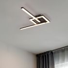 Schwarze Deckenleuchte Design, Mahad, 17W, 3000K LED