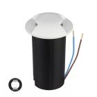 Moderne Bodeneinbaustrahler außen Weiß, Marcus, 1W, 6500K LED, IP67