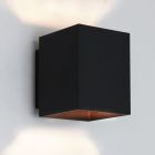 Moderne Up down Wandleuchte Schwarz, Dalila