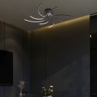 Moderne Deckenleuchte Gold, Laurina, 36W, warm- bis kaltweiß einstellbare LED
