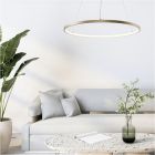 Design Pendelleuchte Gold, Kubra, 28W, warm- bis kaltweiß einstellbare LED