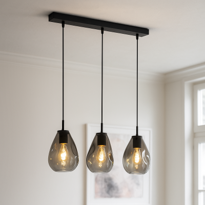 Design Pendelleuchte Grau, Evito