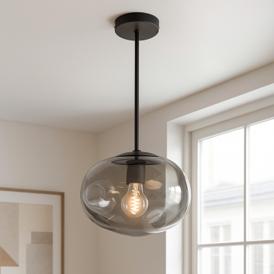 Design Pendelleuchte Grau, Evita