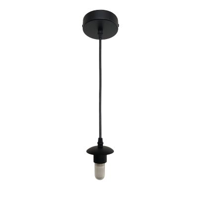 Metall Pendelleuchte ohne Schirm Schwarz, Aafje, IP44