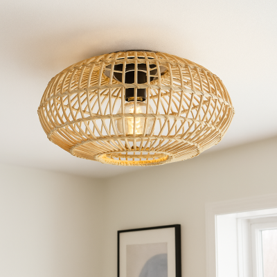 Landhaus Deckenlampe Braun, Emilio