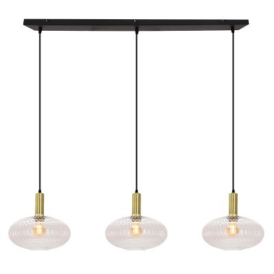 Retro Pendelleuchte Transparent, Charlois