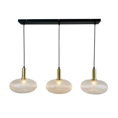 Retro Pendelleuchte Transparent, Charlois