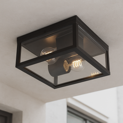 Moderne Außenleuchte Schwarz, Ivanka, IP44