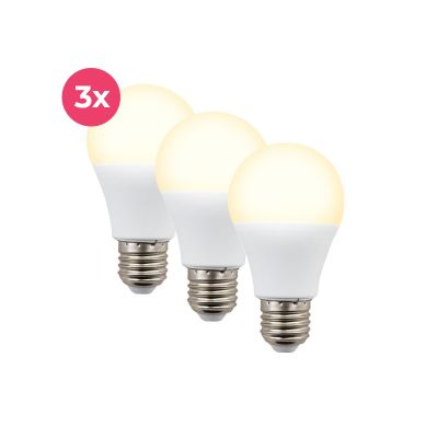 E27 LED-Lampe 3er-Pack, A60, 4,9W, 2700K