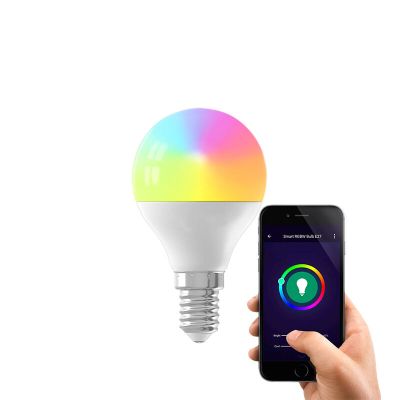 LED Smart Tropfen, E14, 5W, RGBW (alle Farben +Weiß), dimmbar