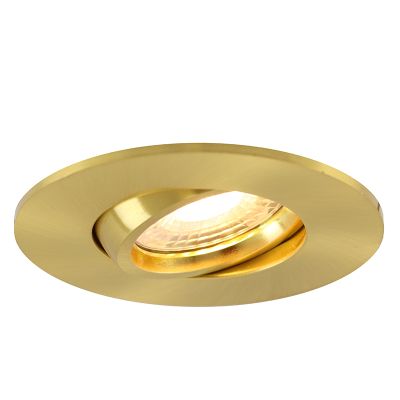 Moderne Badezimmer Einbaustrahler Messing, Jill, IP44