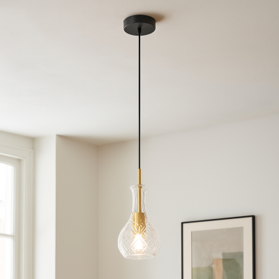 Design Pendelleuchte Transparent, Danny