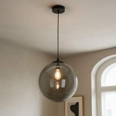 Design Pendelleuchte Schwarz, Dolf