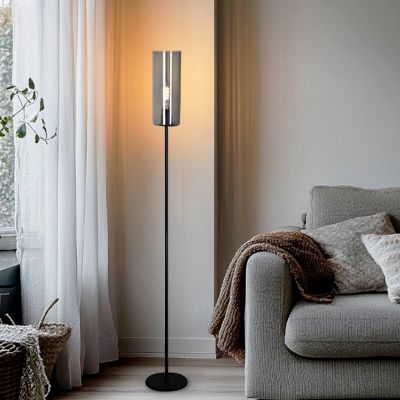 Moderne Stehlampe Grau, Gaya, mit Schalter