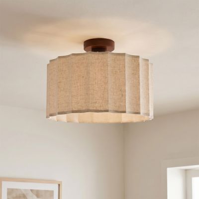 Landhaus Deckenleuchte Beige, Loulou
