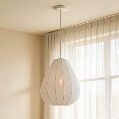 Moderne Pendelleuchte Beige, Deborah