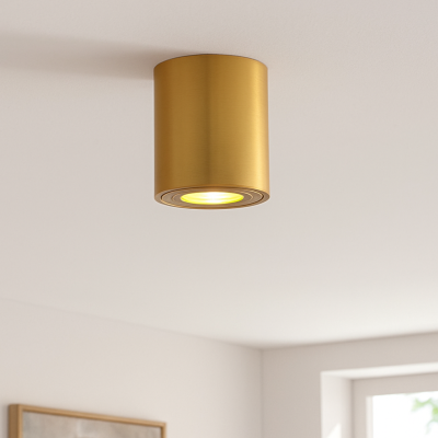 Metall Aufbauspot Messing, Alion, IP44