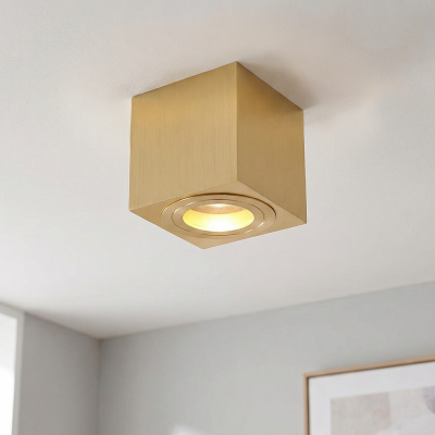 Metall Aufbauspot Messing, Alion, IP44