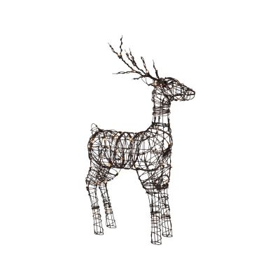 Weihnachtsrentier mit 64 LEDs für außen, mittel