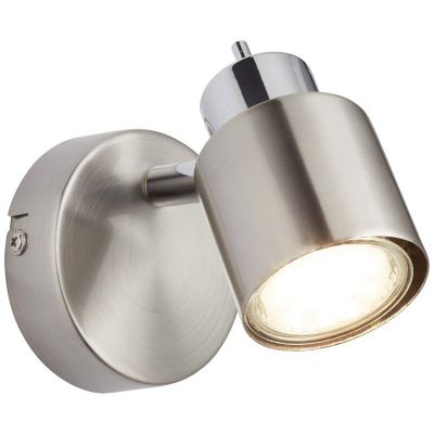 Moderne Wandleuchte Nickel, Fenne