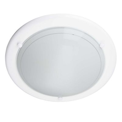 Glas Deckenleuchte Weiß, Angely