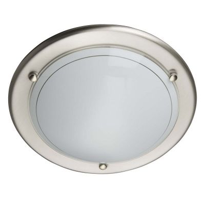 Glas Deckenleuchte Chrom, Angely