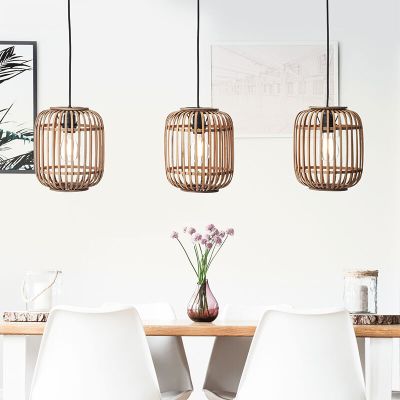 Holz Pendelleuchte Braun, Brain