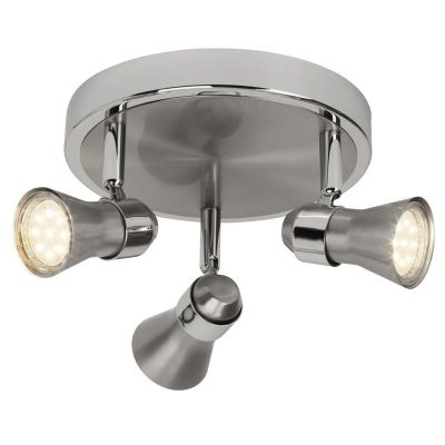 Metall Deckenstrahler Chrom, Roel, 7W, 3000K LED