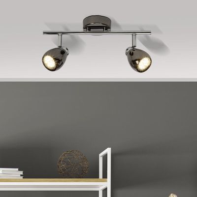 Metall Deckenleuchte Schwarz, Khadra, 3W, 3000K LED