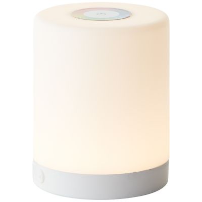 Moderne Außen Tischleuchte Weiß, Maezon, 1W, RGBW LED, IP44, mit Touch-Dimmer