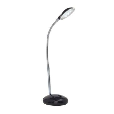 Kunststoff Schreibtischlampe Schwarz, Marenthe, 2W, 6000K LED, mit Schalter
