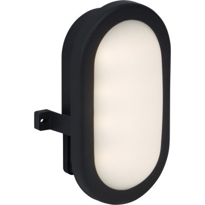 Kunststoff Außenleuchte Anthrazit, Jeja, 6W, 4000K LED, IP65
