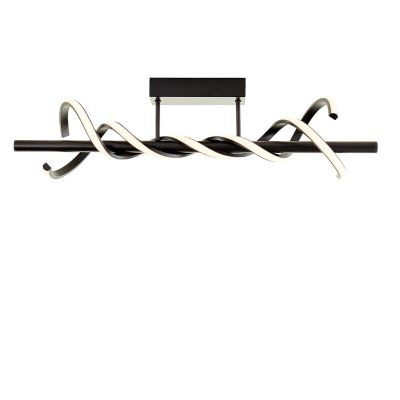 Moderne Deckenleuchte Schwarz, Quang, 16W, 3000K LED