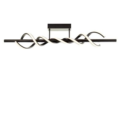 Moderne Deckenleuchte Schwarz, Quang, 20W, 3000K LED