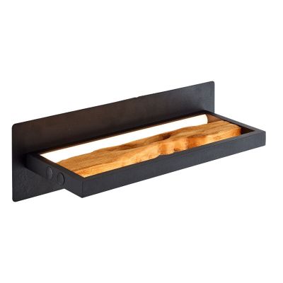 Landhaus Wandleuchte Braun, Raynor, 9,5W, 3000K LED