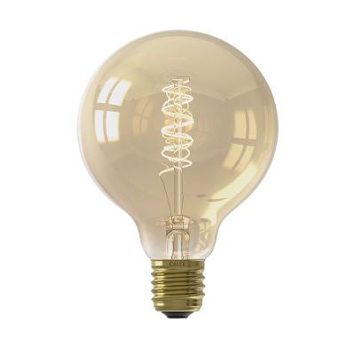 Goldene Calex LED Globe, G95, E27, 4W, 2200K (zusätzliches atmosphärisches Weiß), dimmbar