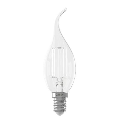 Calex LED Windstoß Kerze, E14, 3,5W, 2700K (extra warmes Weiß), dimmbar