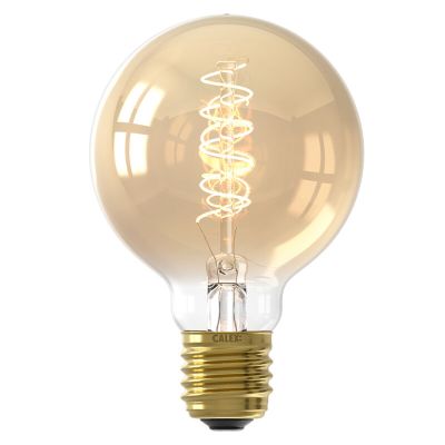 Dimmbare Calex E27 LED-Filament Lampe Bernstein, 3,8W, 2100K