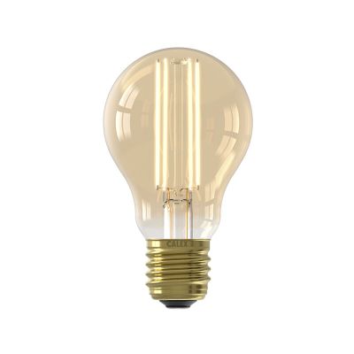 Dimmbare Calex E27 LED-Filament Lampe Bernstein, 7,5W, 2100K