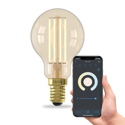 Calex Smart LED-Lampe E14 Bernstein, 4,9W, 1800-3000K