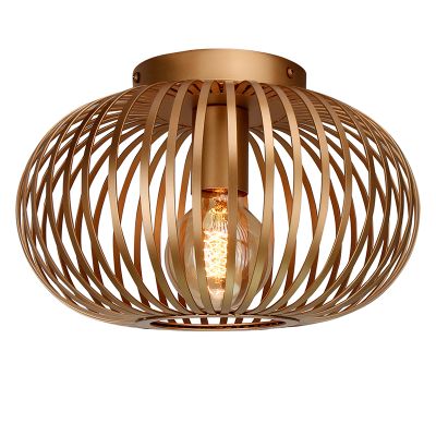 Industrielle Deckenlampe Gold, Lieve