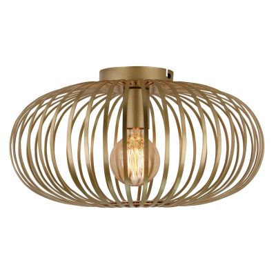 Industrielle Deckenlampe Gold, Lieve