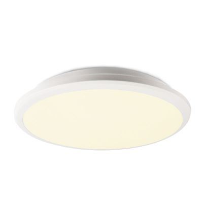 Schwarze moderne Deckenlampe Kunststoff, Joachim, 24W, 3000K LED