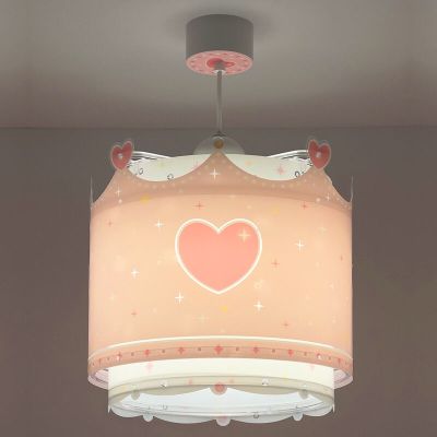 Pink Kinder Pendelleuchte Kunststoff, Queen