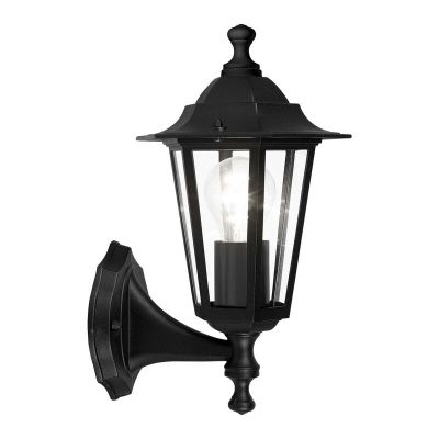 Schwarze antik Außenleuchte Aluminium, Alieke, IP44