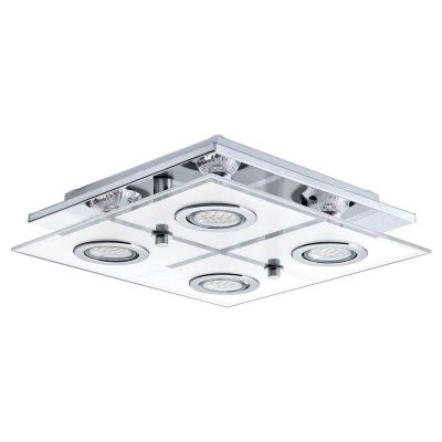 Chrom moderne Deckenlampe Glas, Lusie