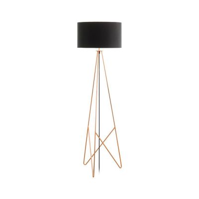 Kupfer design Stehlampe Metall, Viola, mit Schalter